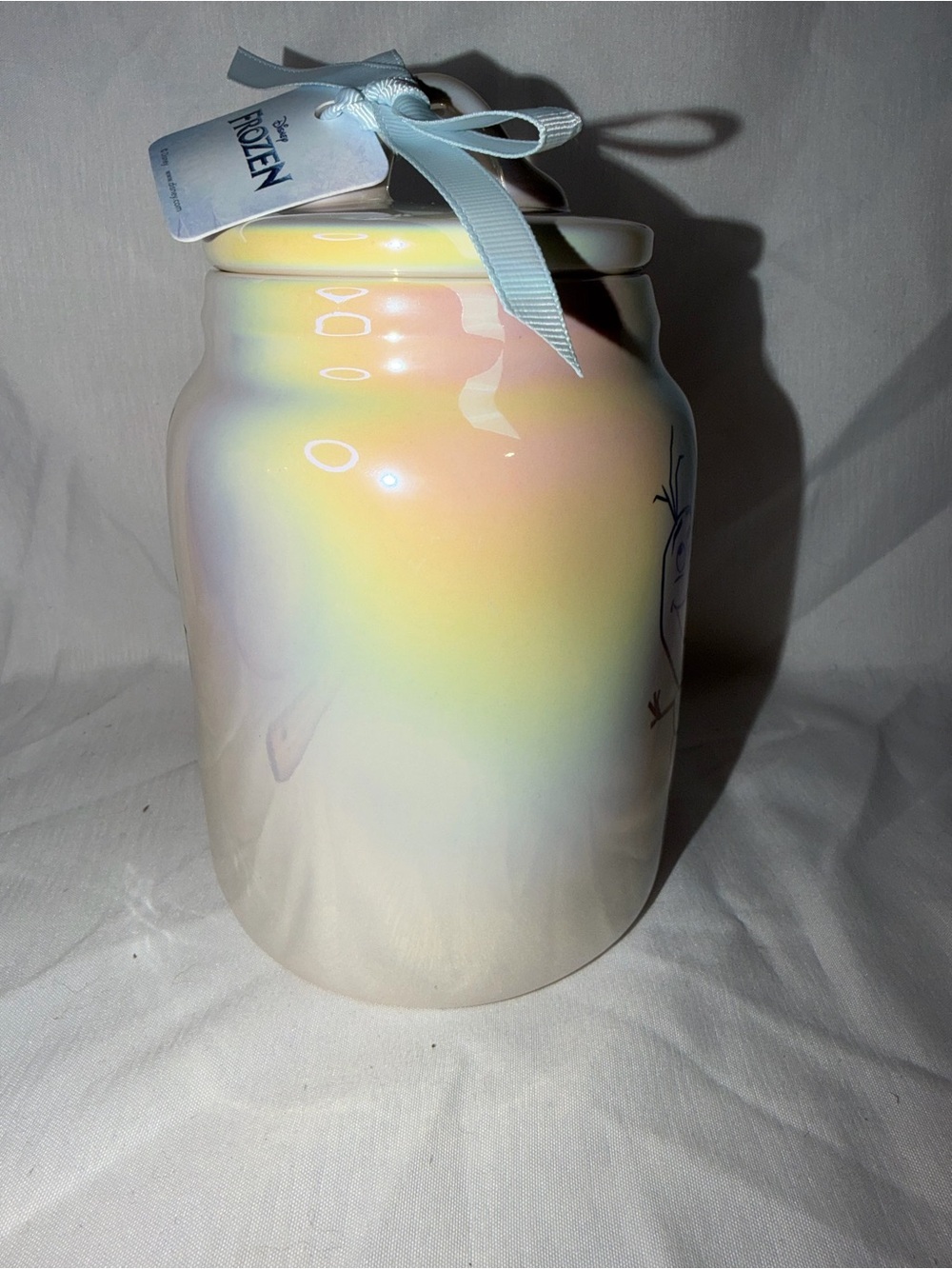 Rae Dunn Disney Frozen Olaf Iridescent Canister - Picture 2 of 8